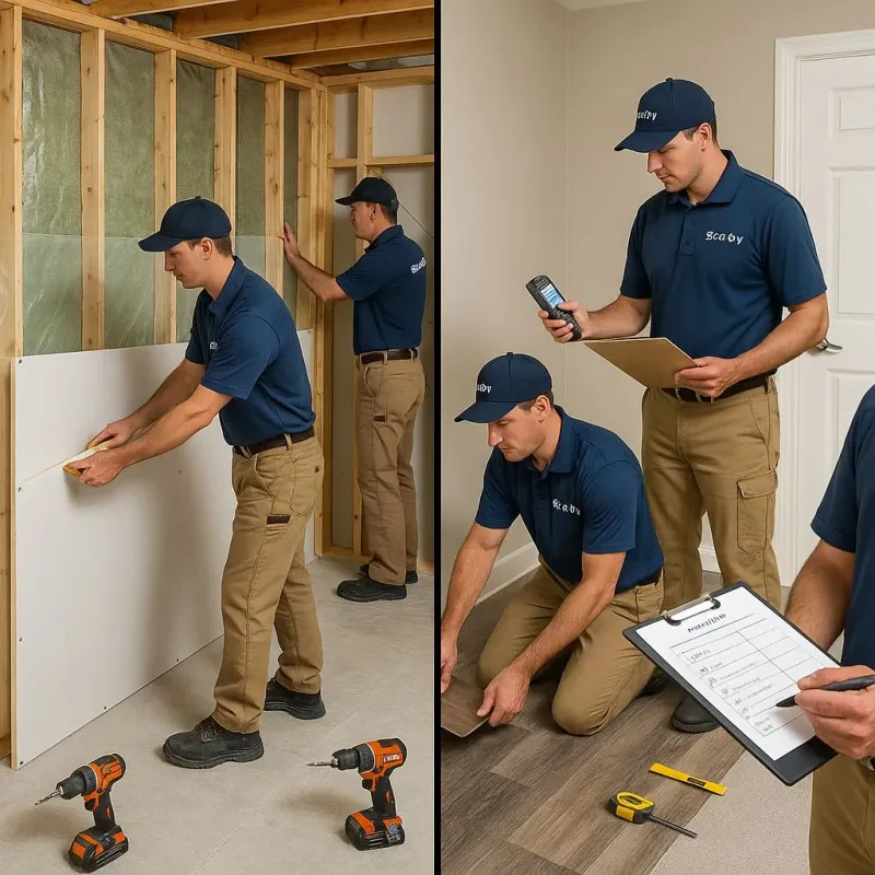 Repairs and Reconstruction process in Mount Olive, AL